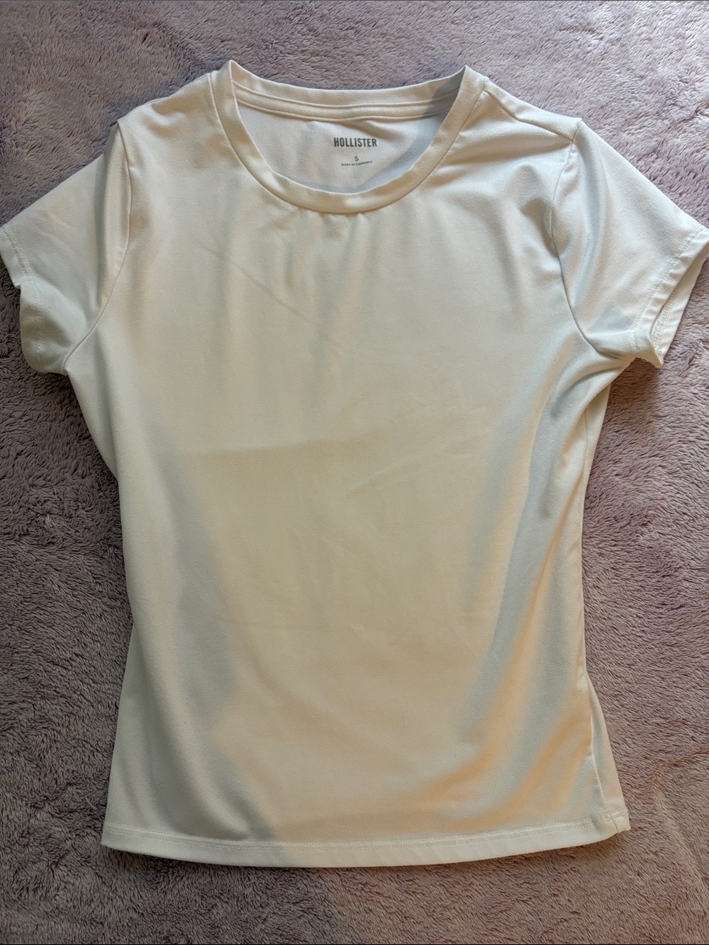 Hollister Short Sleeve Tee in White